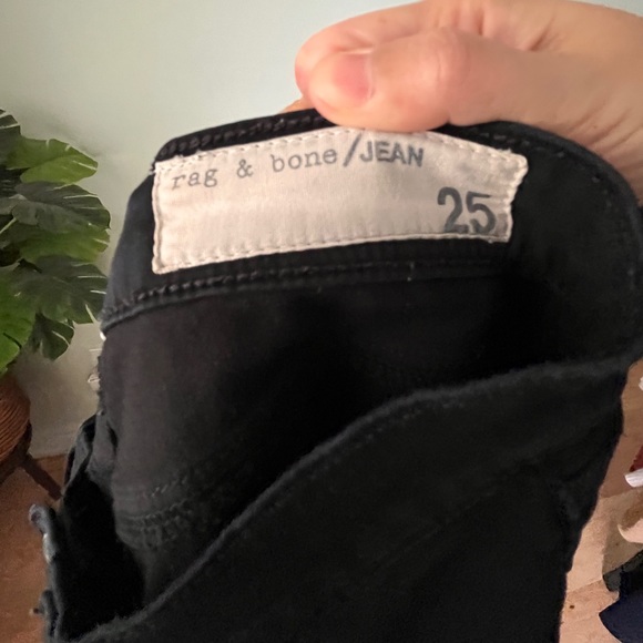 Rag & Bone black jean leggings - Picture 4 of 6